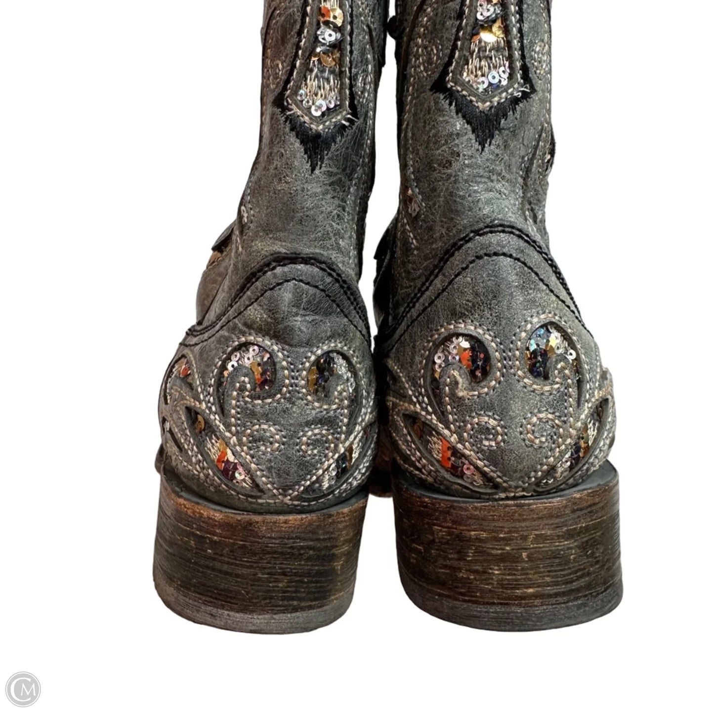 Boots Western By CORRAL In Grey, Size: 7