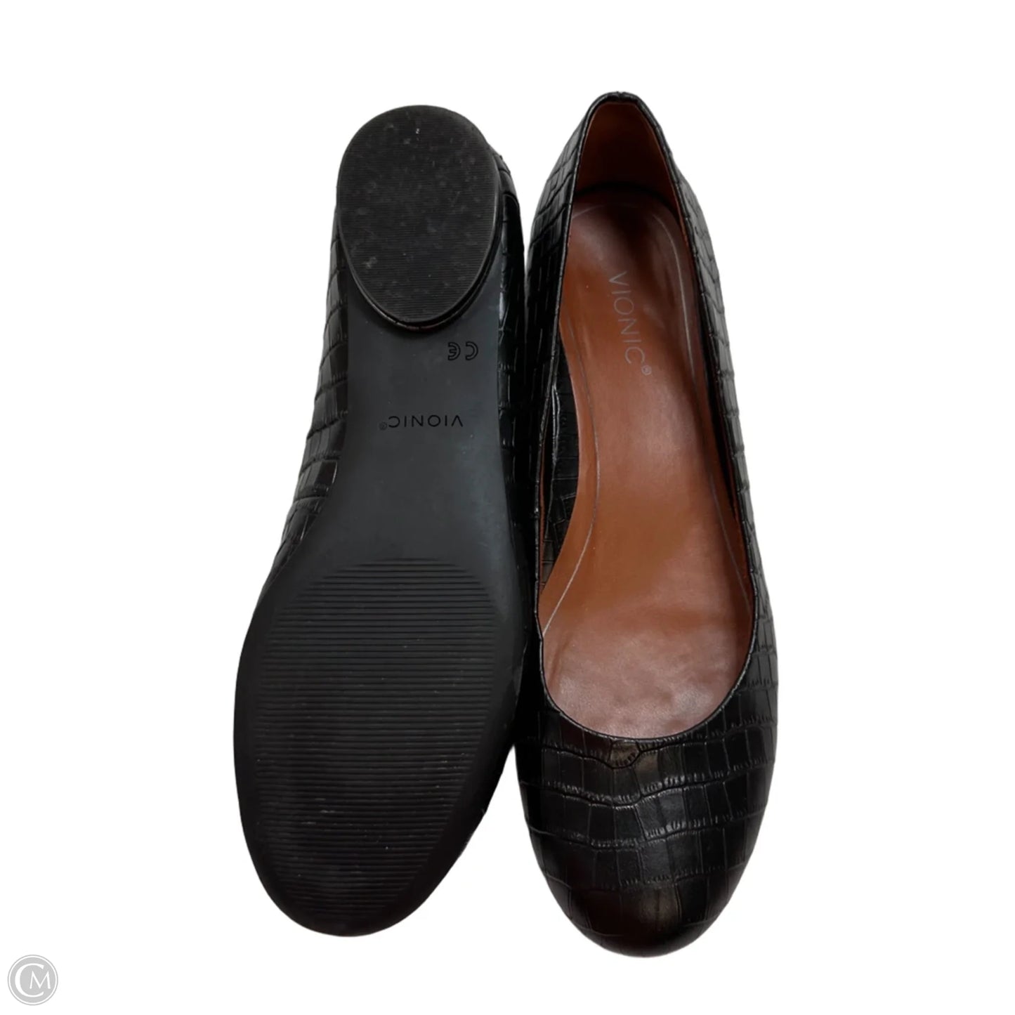 Shoes Flats By Vionic In Black, Size: 9
