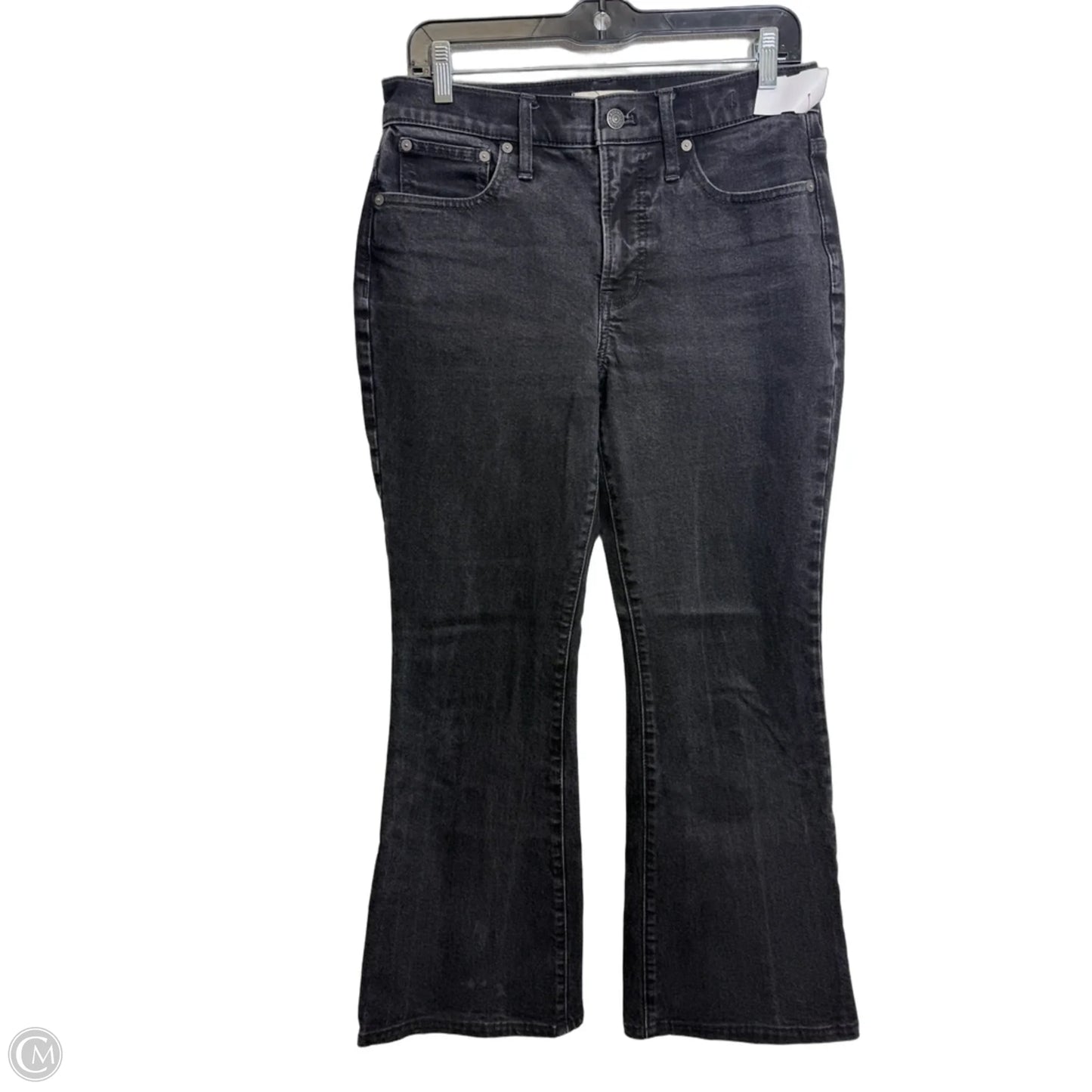 Jeans Flared By Madewell In Black Denim, Size: 6p