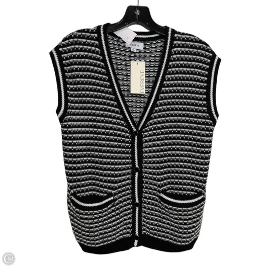Vest Other By Evereve In Black & White, Size: S