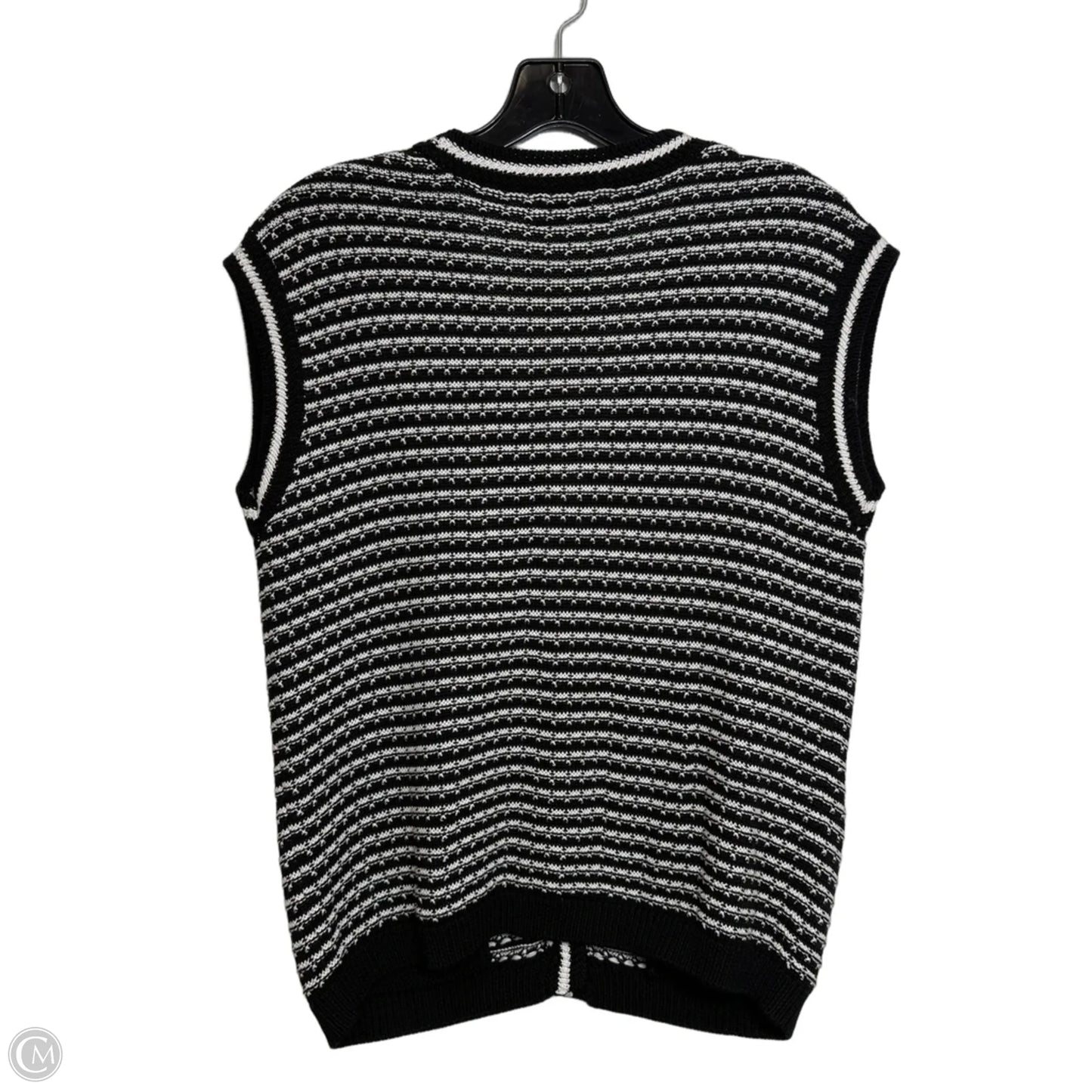 Vest Other By Evereve In Black & White, Size: S