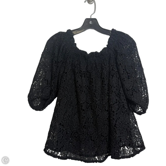 Top Short Sleeve By Maeve In Black, Size: Xs