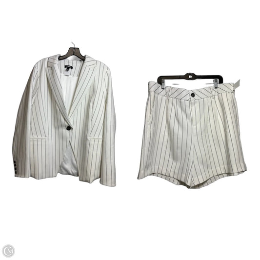 Shorts Set By Torrid In Striped Pattern, Size: 16