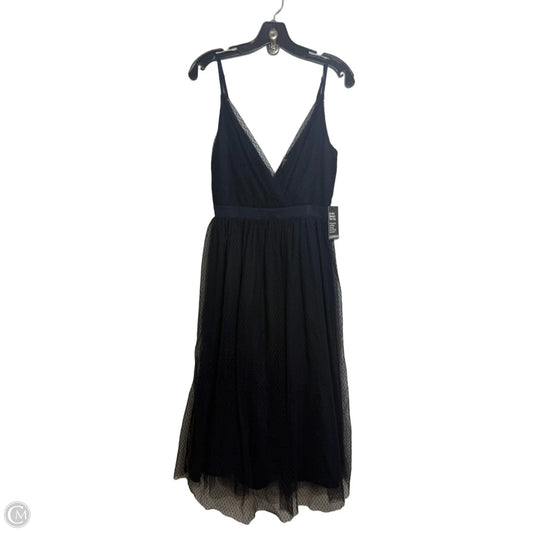 Dress Party Midi By Express In Navy, Size: 2