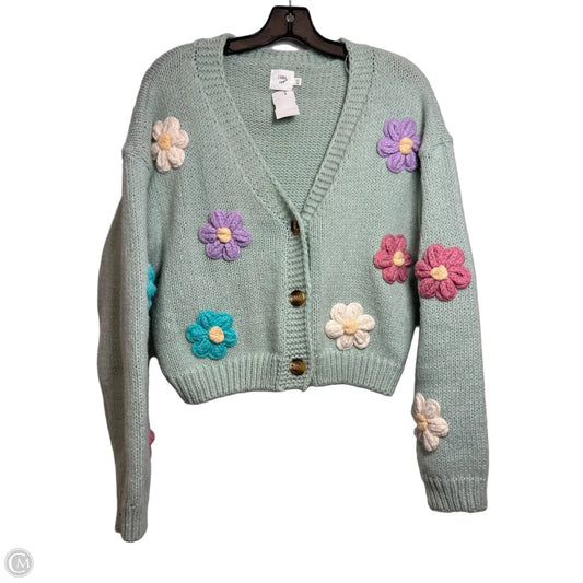 Cardigan By Luna Ivy In Floral Print, Size: Xs