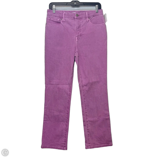 Jeans Straight By Good American In Pink, Size: 6