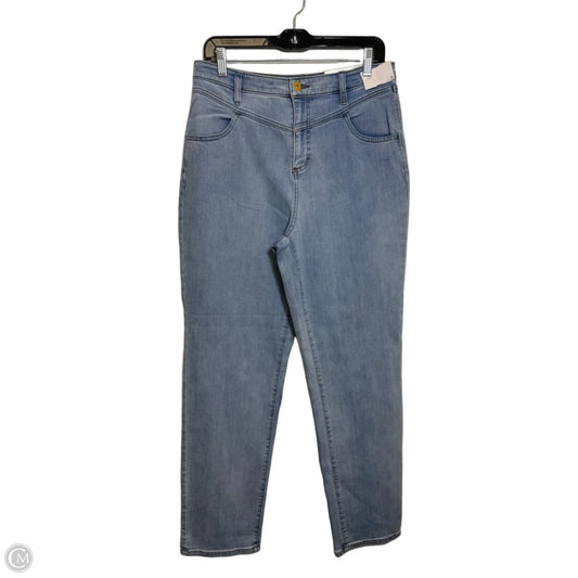 Jeans Straight By Inc In Blue Denim, Size: 12
