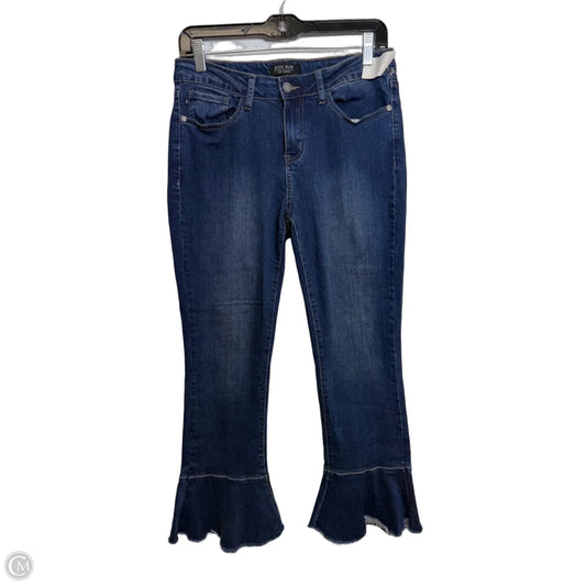 Jeans Cropped By Judy Blue In Blue Denim, Size: 8