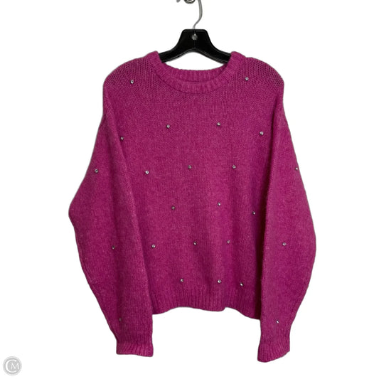 Sweater By Cme In Pink, Size: Xl