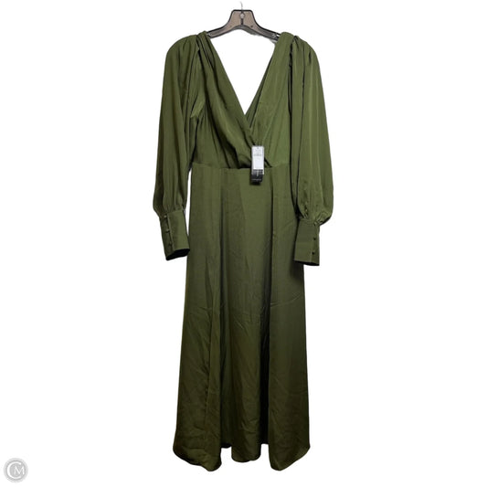Dress Party Midi By Banana Republic In Green, Size: 6