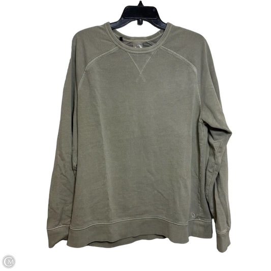 Sweatshirt Crewneck By Clothes Mentor In Green, Size: L