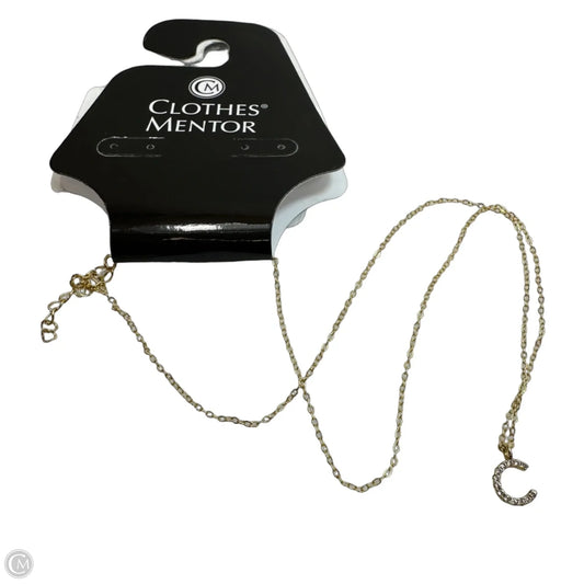 “C” Sterling silver Necklace Chain By Clothes Mentor
