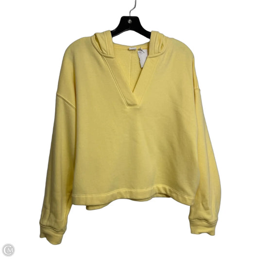 Sweatshirt Hoodie By Gap In Yellow, Size: S