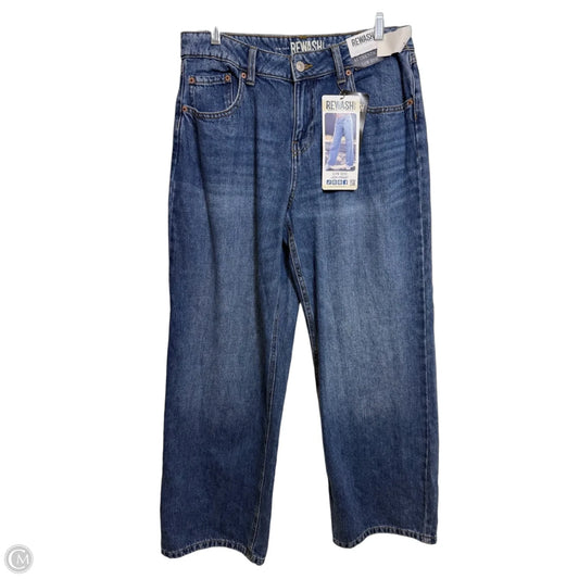Jeans Wide Leg By Rewash In Blue Denim, Size: 8