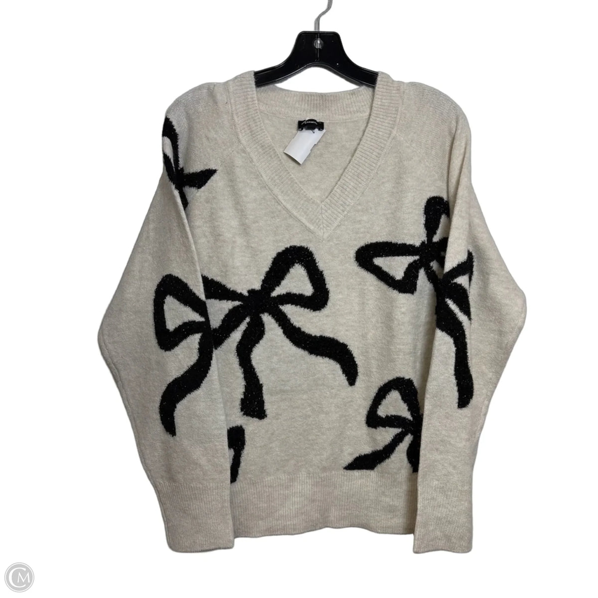 Sweater By Express In Ivory, Size: M