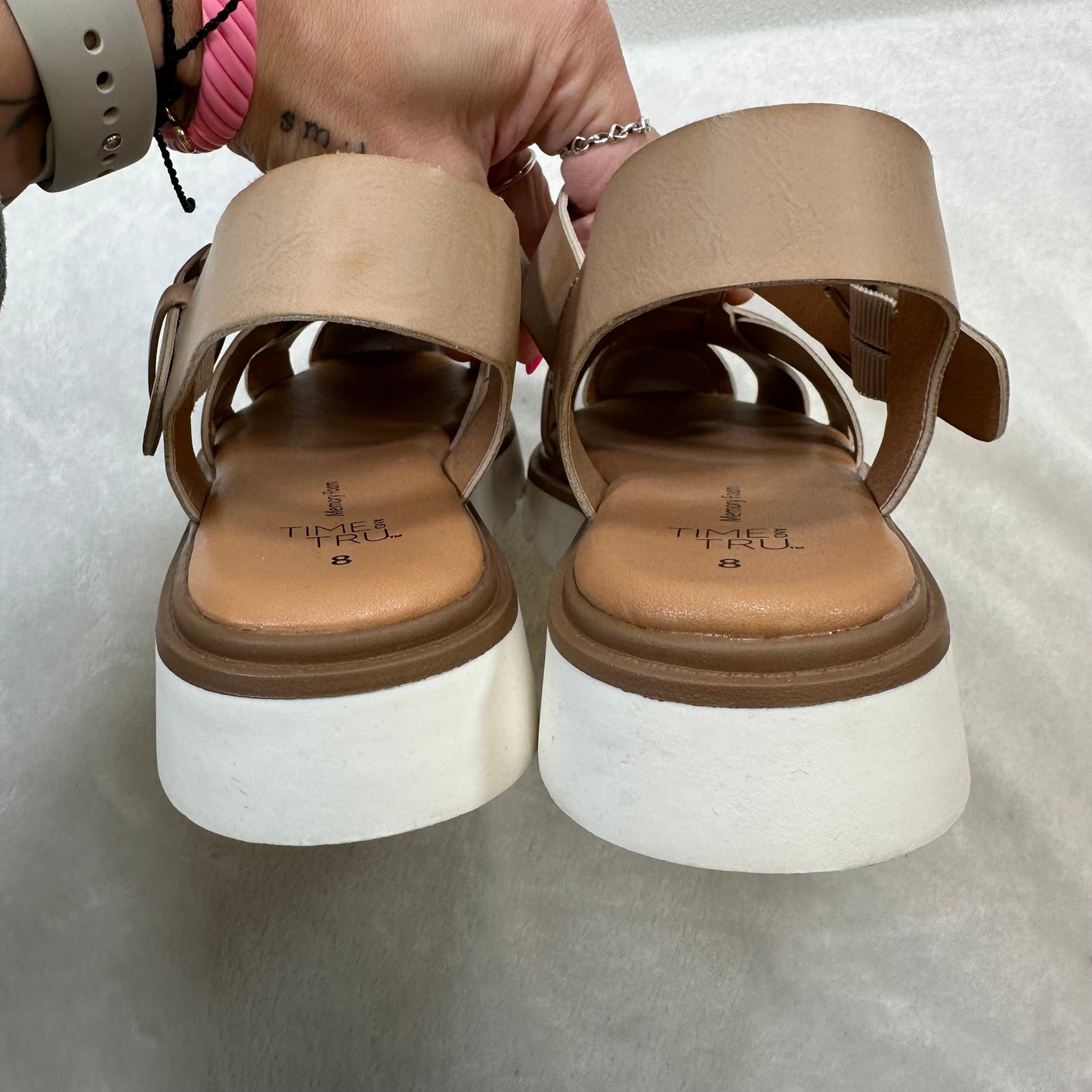 Sandals Flats By Time And Tru  Size: 8