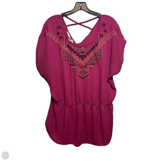 Top Sleeveless By Maurices In Red, Size: 1x