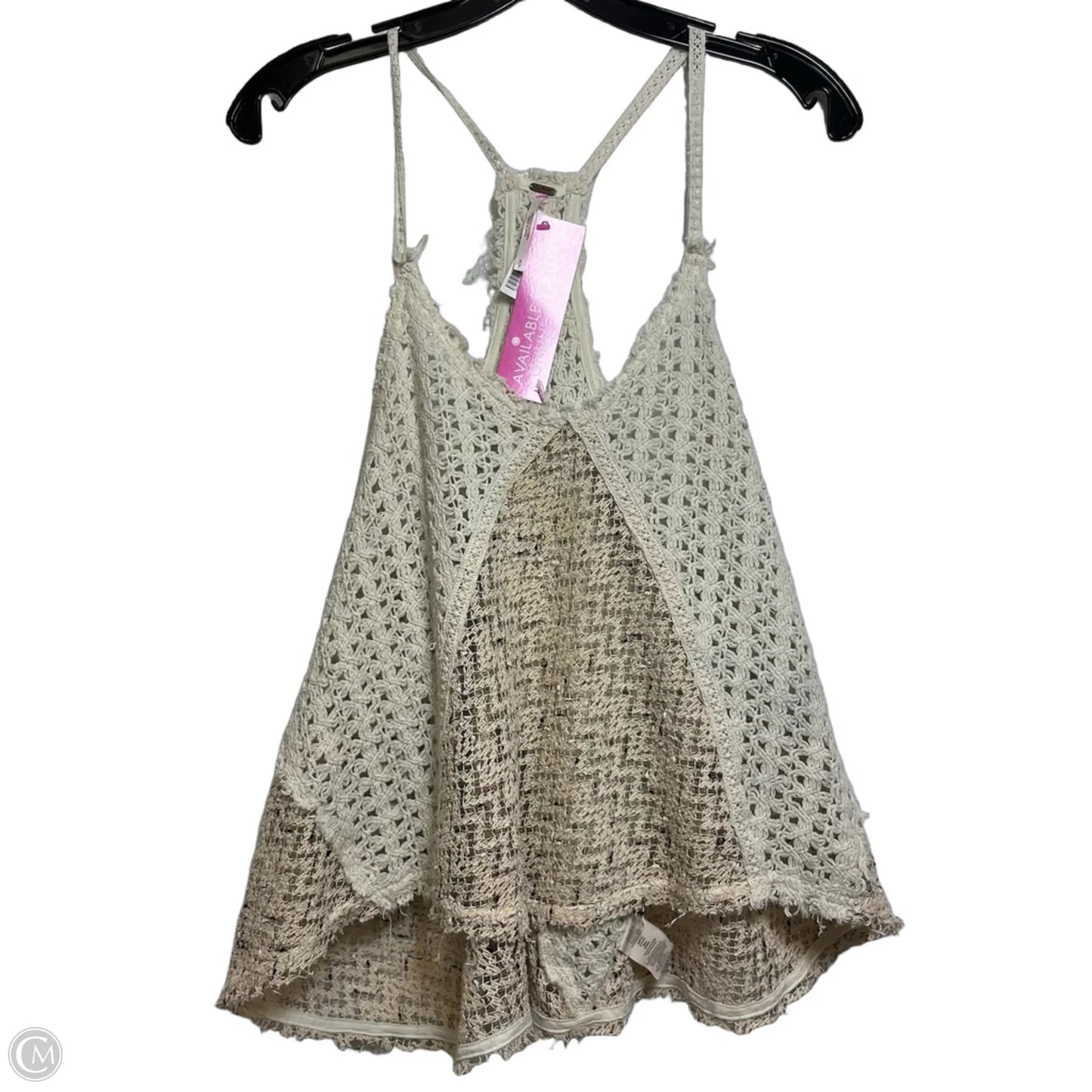 Top Sleeveless By Free People In Cream, Size: S