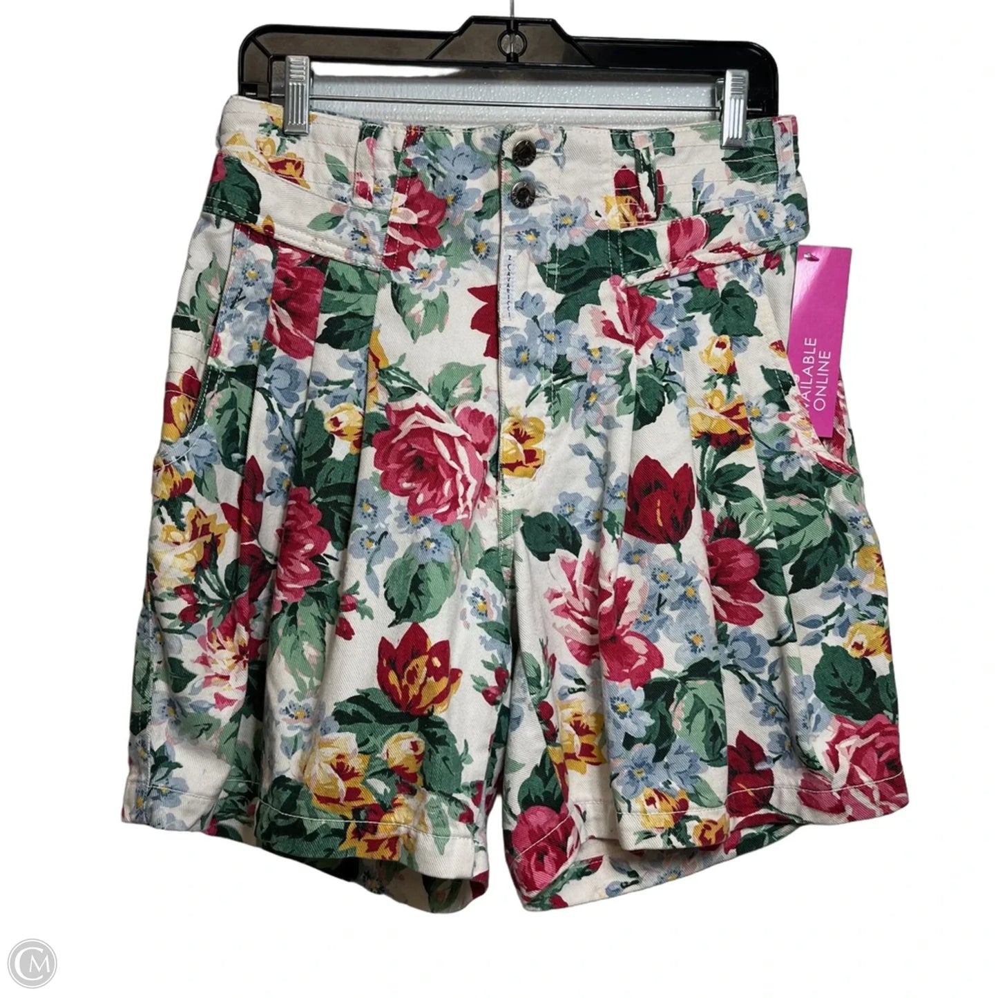 Shorts By Z Cavaricci In Floral Print, Size: 10