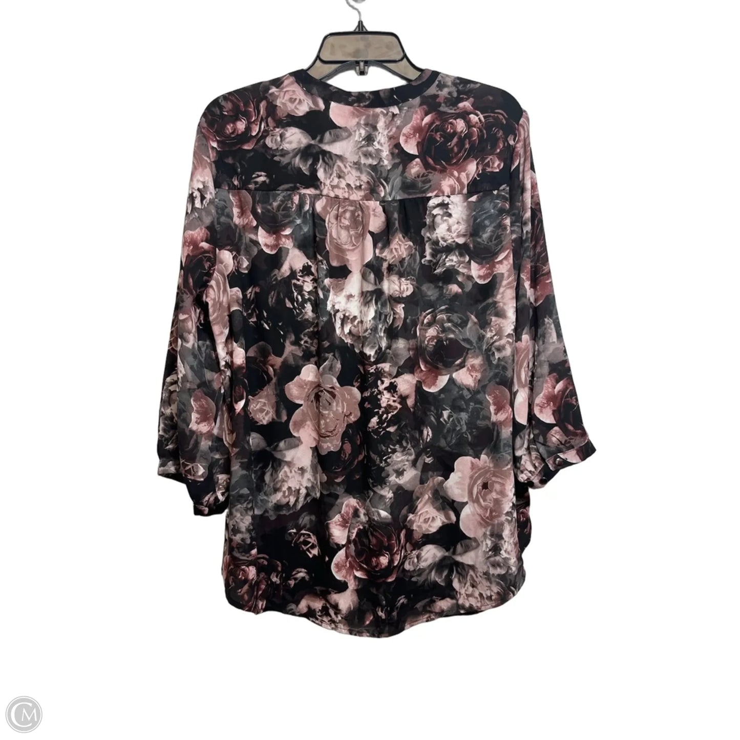 Top Long Sleeve By Torrid In Floral Print, Size: 2x