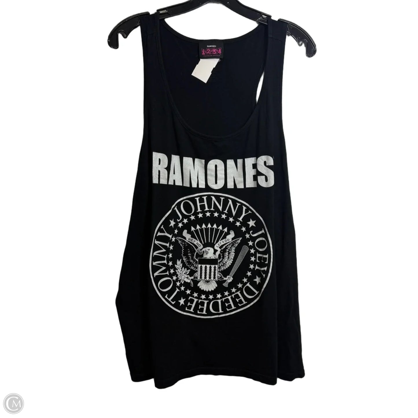 Ramones Tank Top By Clothes Mentor In Black, Size: 1x