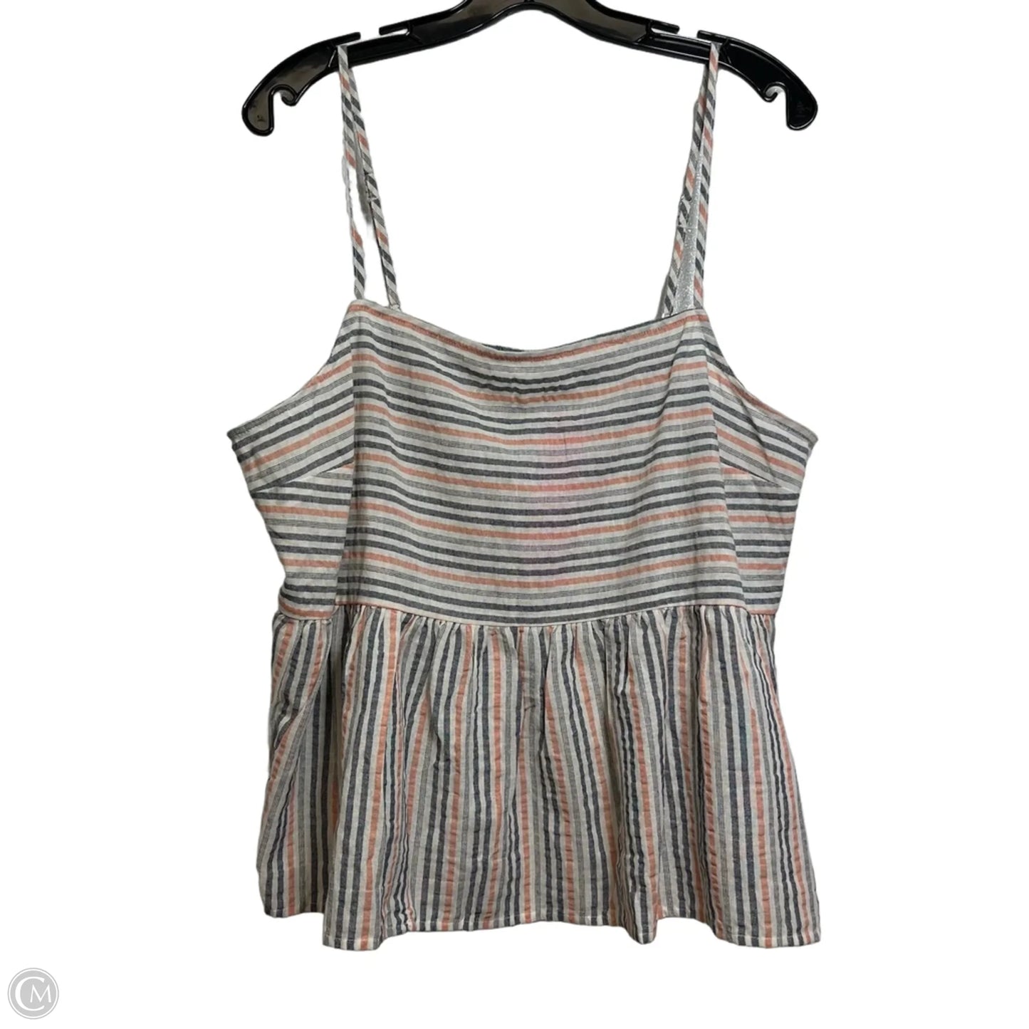 Top Sleeveless By Ana In Striped Pattern, Size: Xl