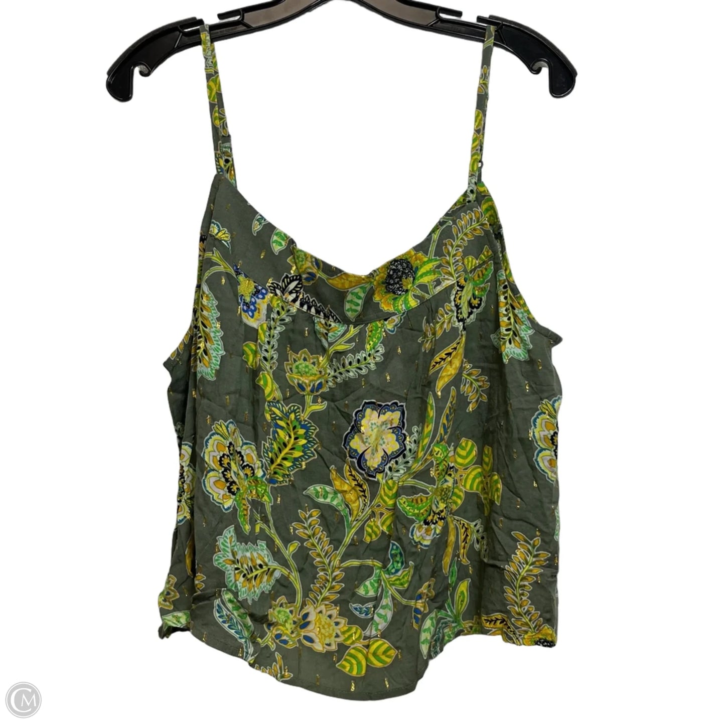 Top Sleeveless By Ariella In Floral Print, Size: Xl