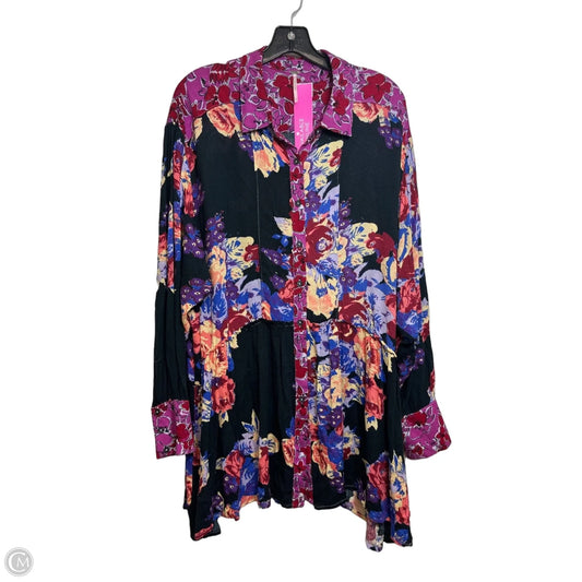 Dress Casual Short By Free People In Floral Print, Size: L