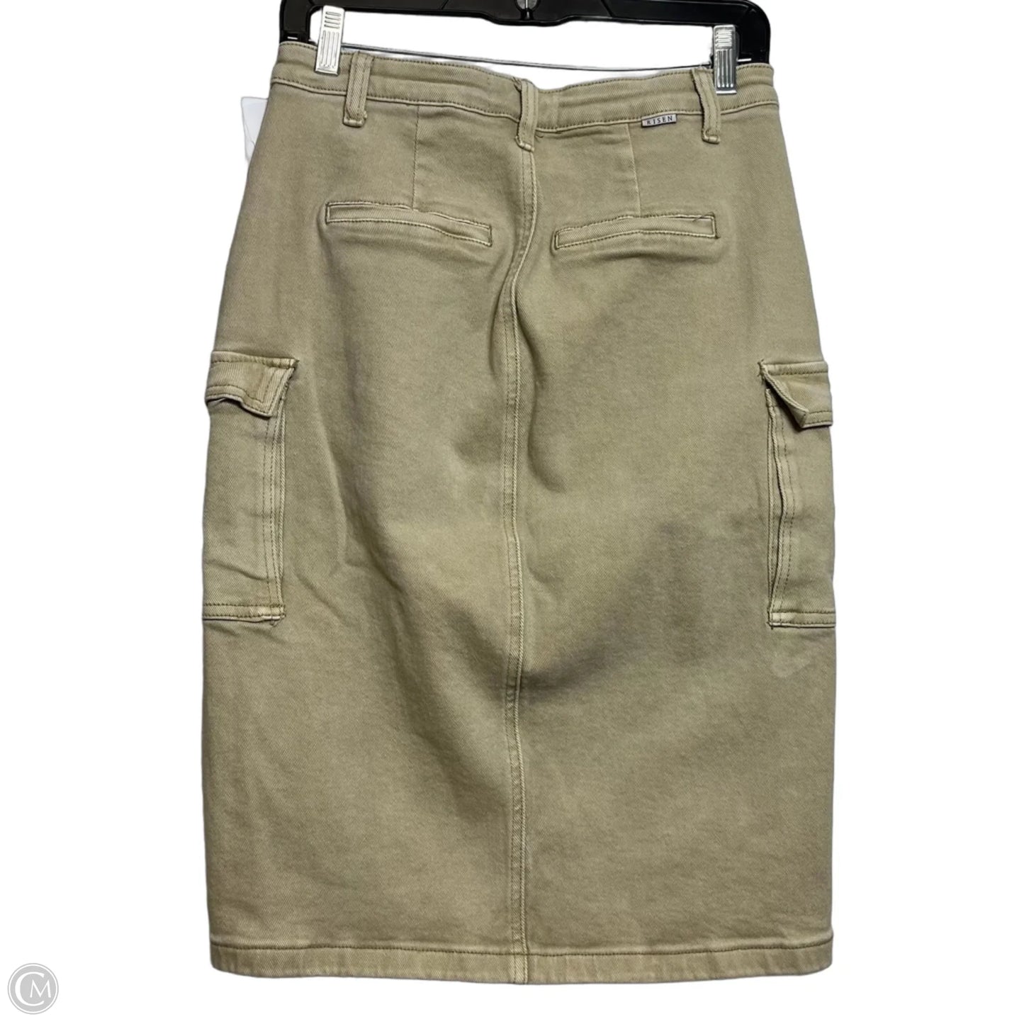 Skirt Midi By Risen In Tan, Size: M