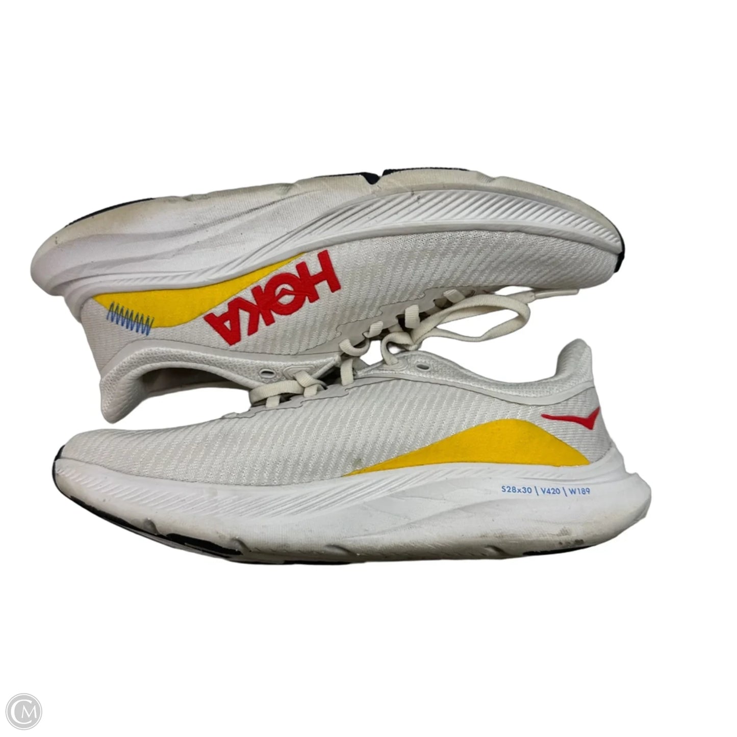 Shoes Athletic By Hoka In White, Size: 7.5