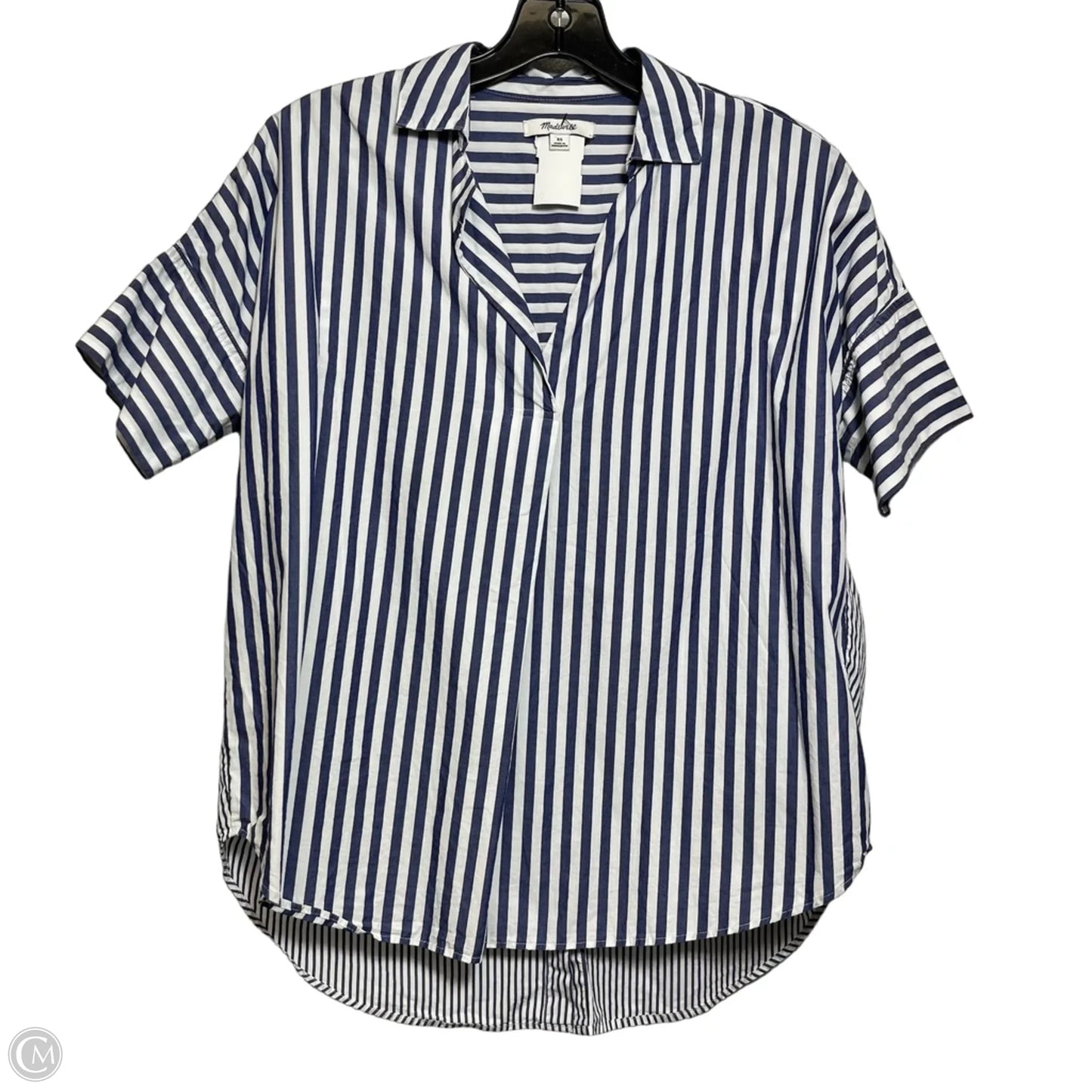 Top Short Sleeve By Madewell In Blue, Size: Xs