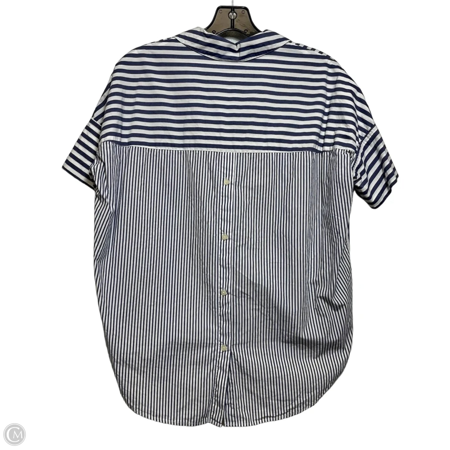 Top Short Sleeve By Madewell In Blue, Size: Xs