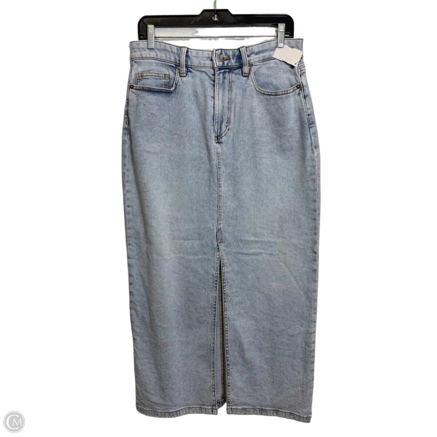 Skirt Maxi By Lands End In Blue Denim, Size: 10
