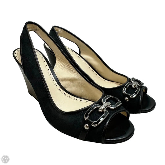 Shoes Designer By Coach In Black, Size: 7.5