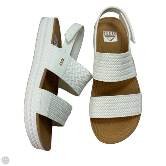 Sandals Flats By Reef In White, Size: 9