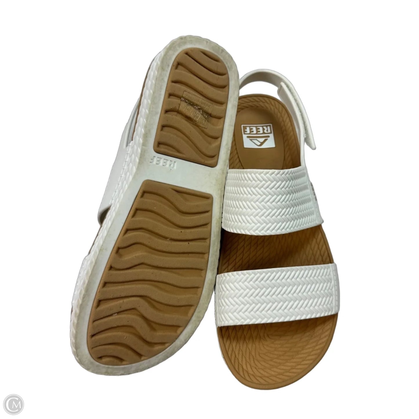 Sandals Flats By Reef In White, Size: 9