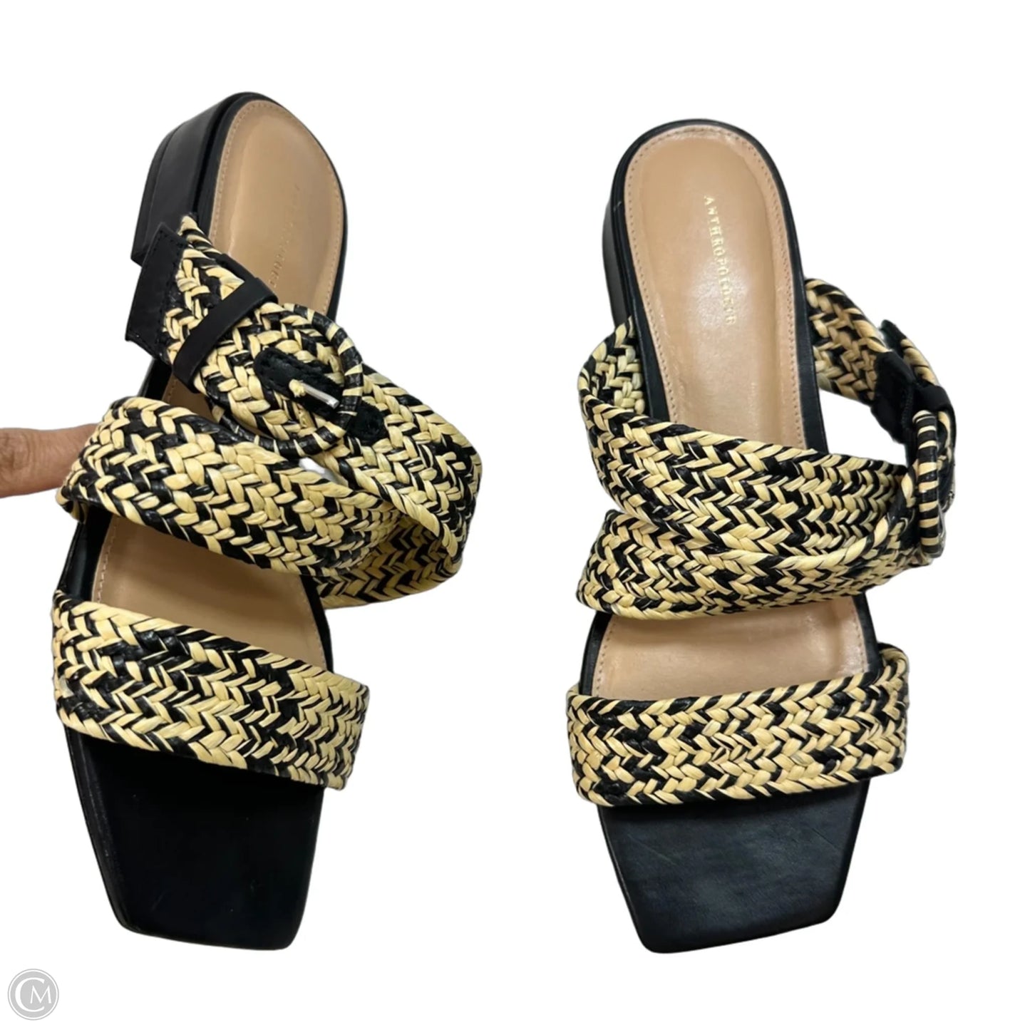 Shoes Flats By Anthropologie In Black, Size: 9