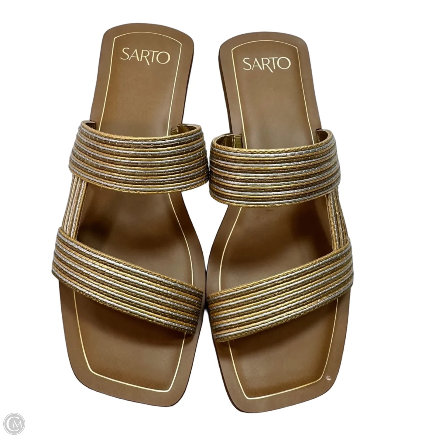 Sandals Flats By Cmc In Brown, Size: 9