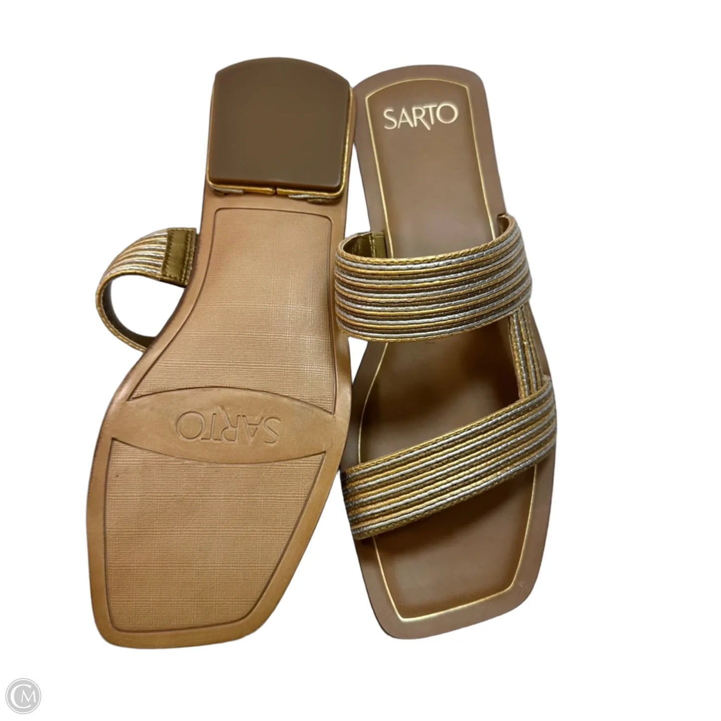 Sandals Flats By Cmc In Brown, Size: 9