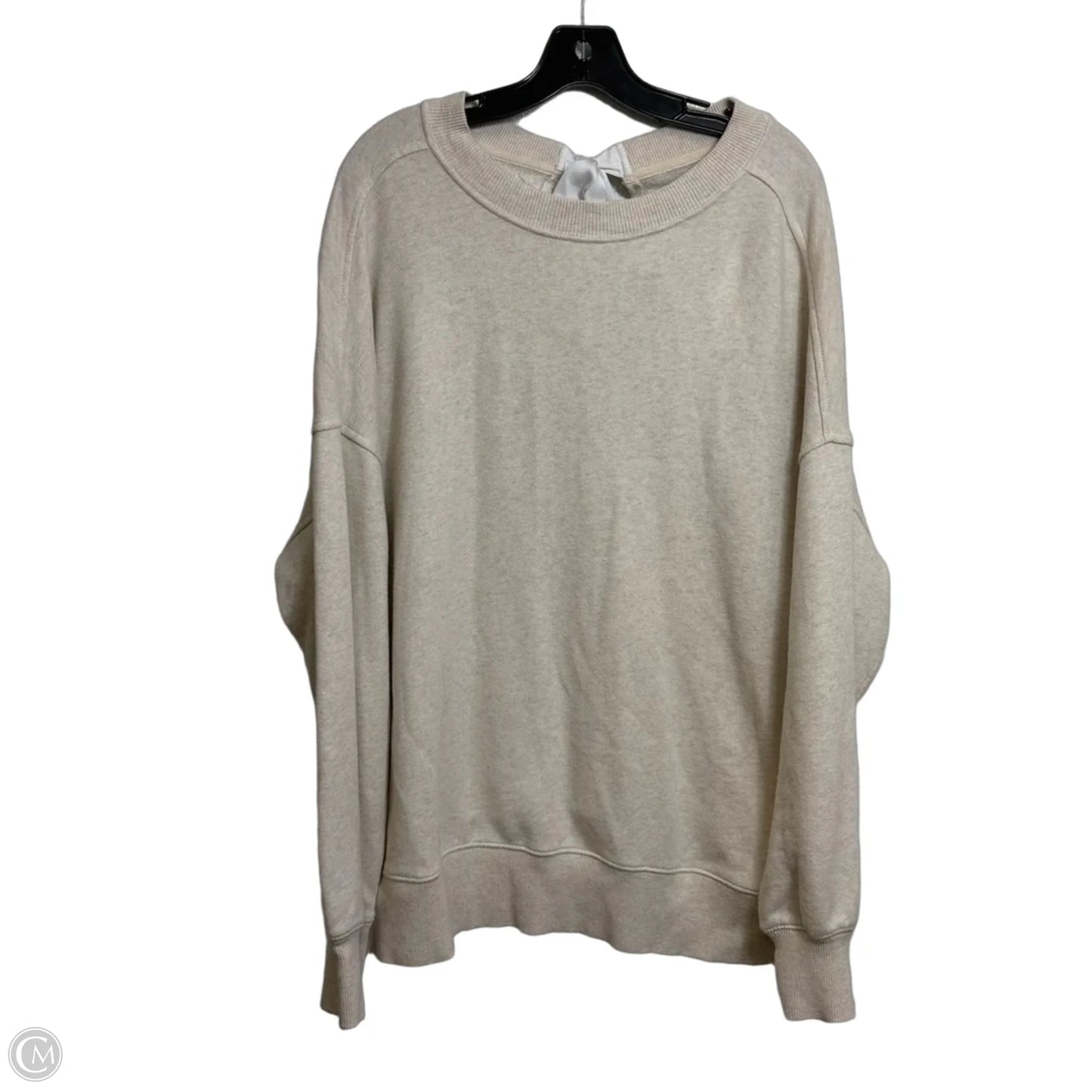 Sweatshirt Collar By Aerie In Cream, Size: M