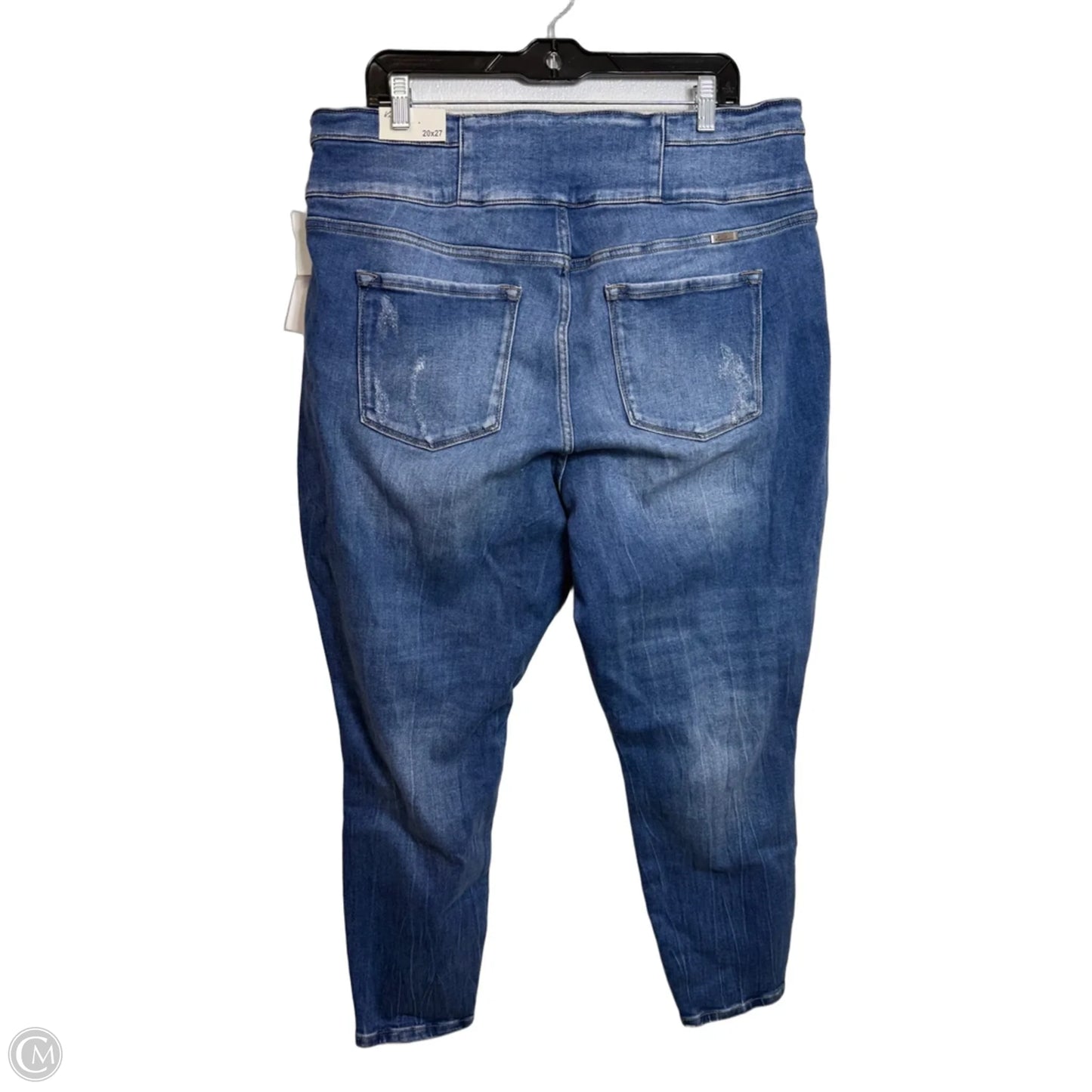 Jeans Straight By Kancan In Blue Denim, Size: 20