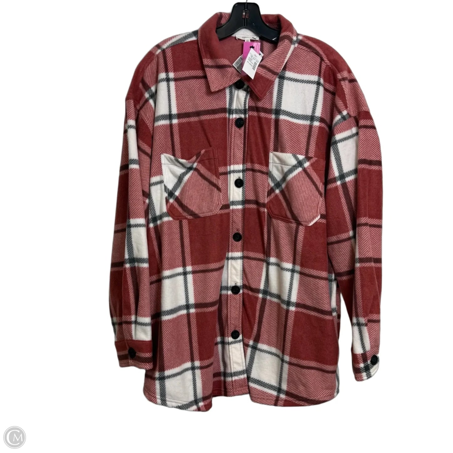Jacket Shirt By Maurices In Brown, Size: Xxl