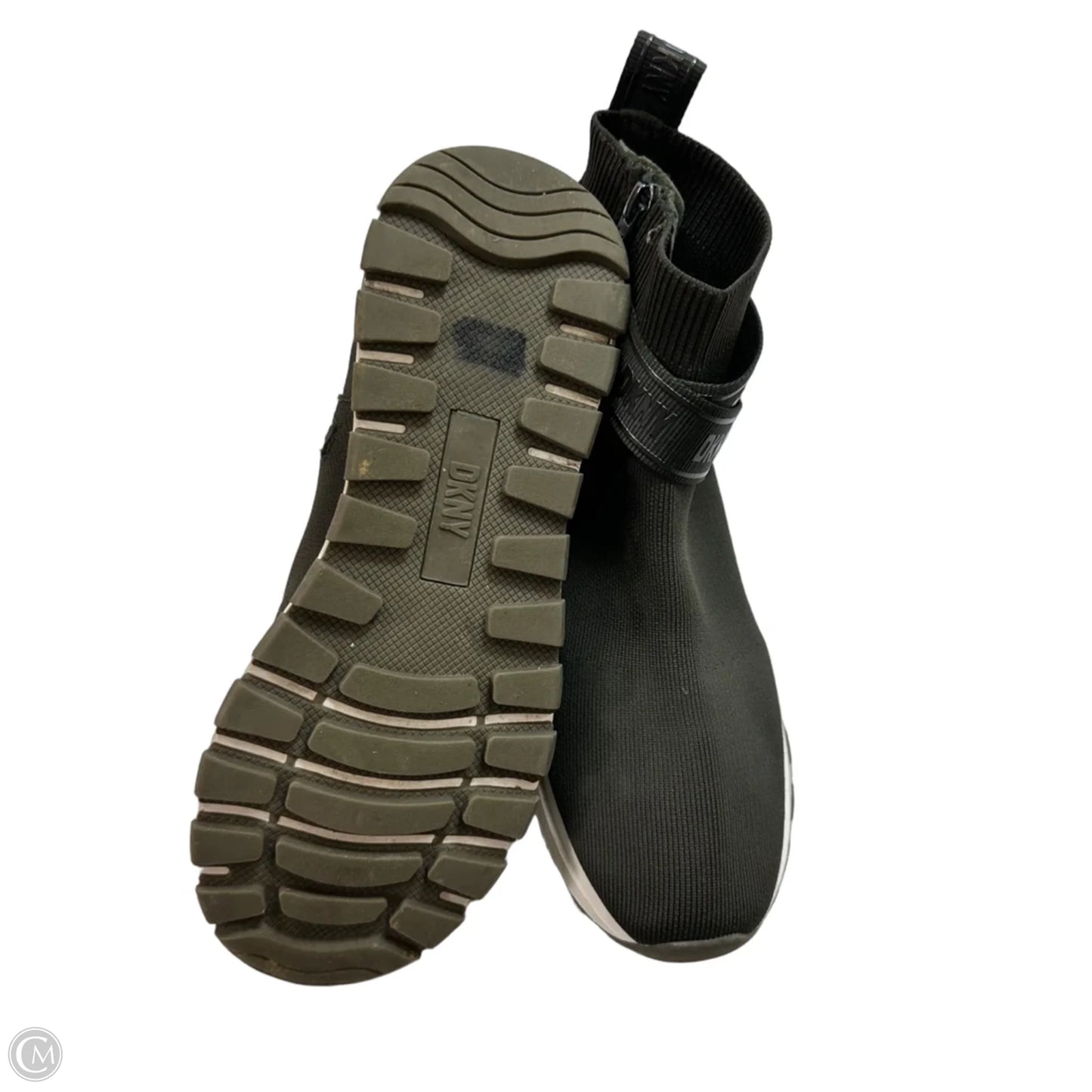 Boots Ankle Flats By Dkny In Green, Size: 10