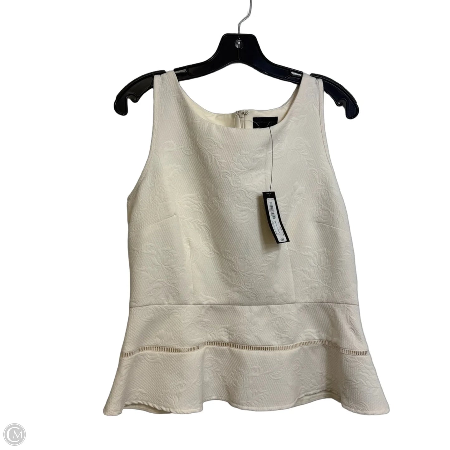 Top Sleeveless By Worthington In White, Size: Lp