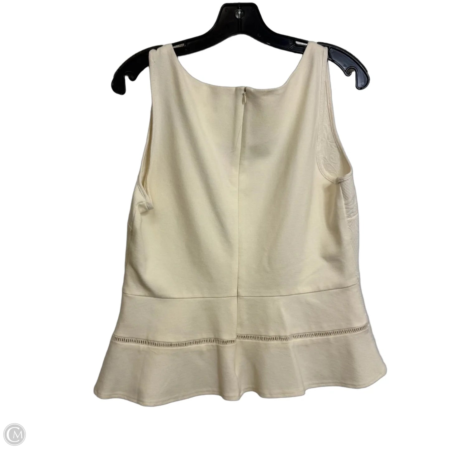 Top Sleeveless By Worthington In White, Size: Lp
