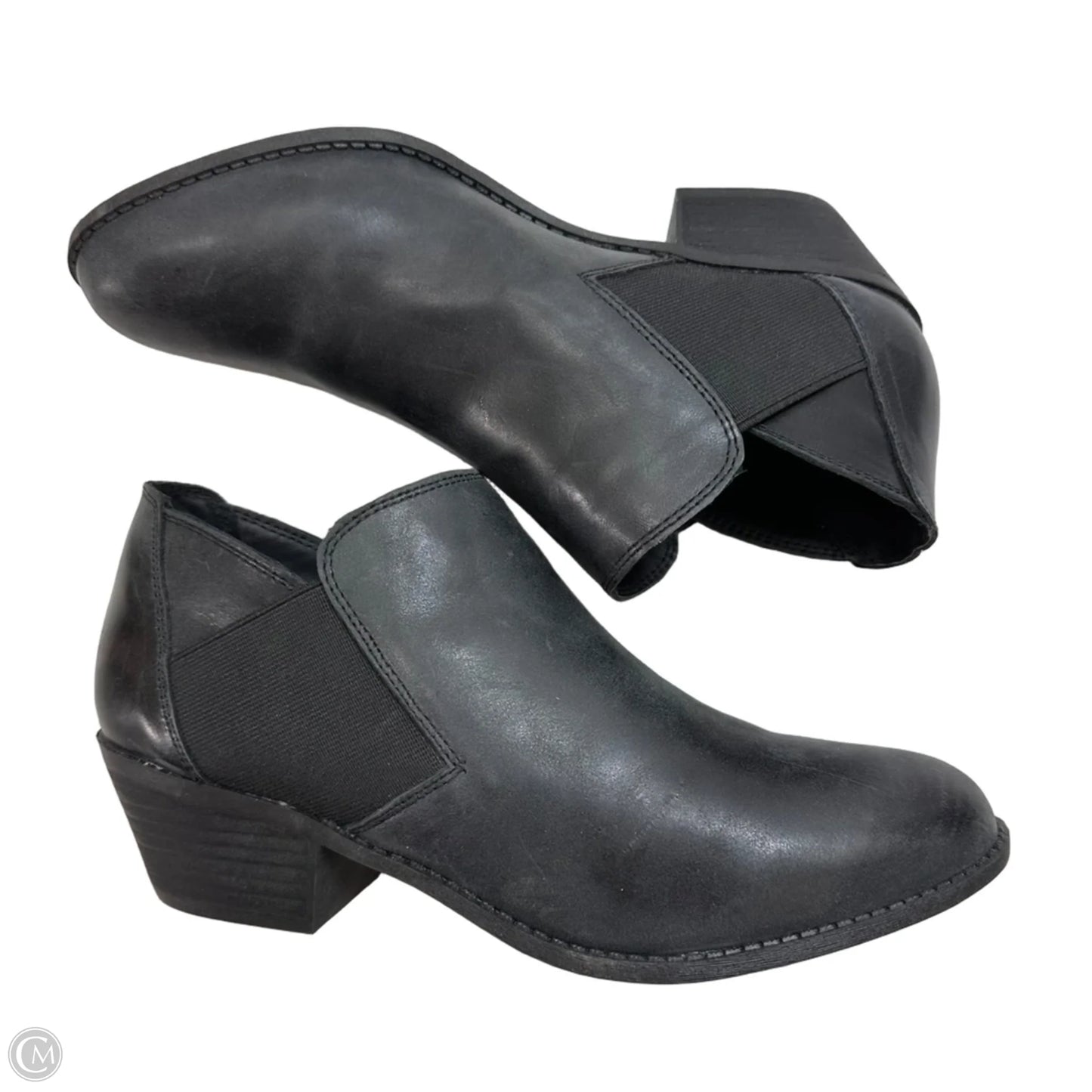 Boots Ankle Heels By Me Too In Black, Size: 9.5