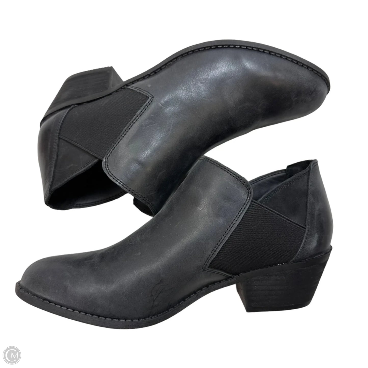 Boots Ankle Heels By Me Too In Black, Size: 9.5
