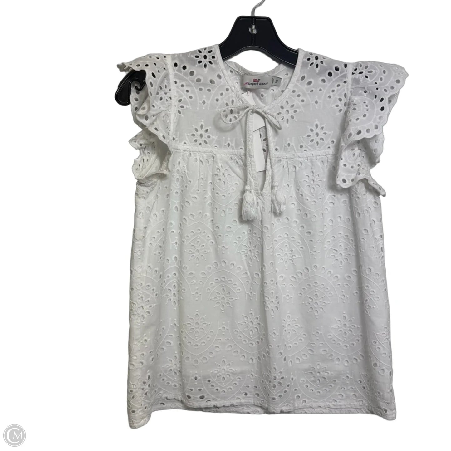 Top Sleeveless By Vine & Love In White, Size: Xs