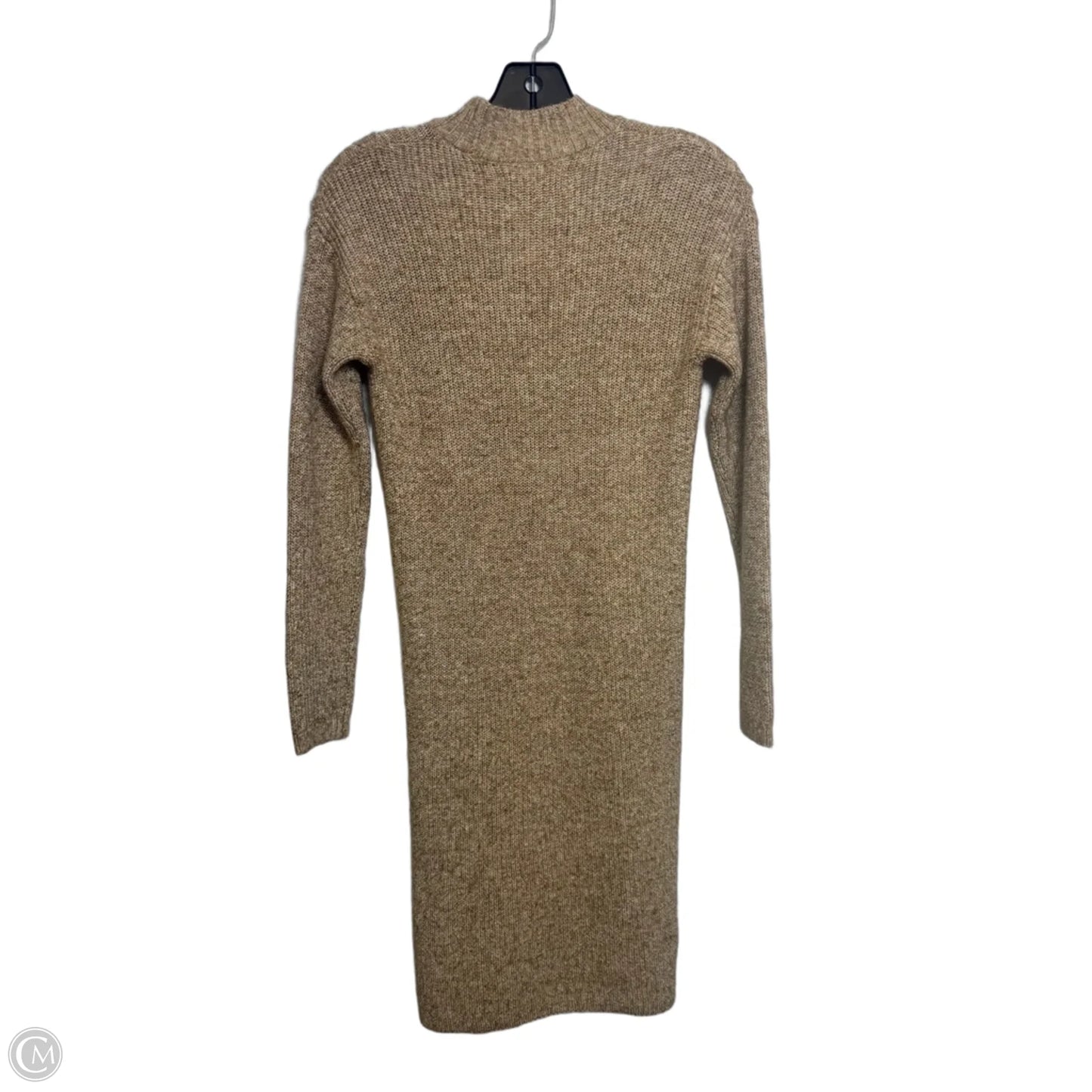 Dress Casual Midi By Loft In Tan, Size: Xs
