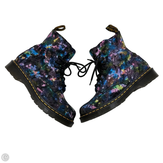 Boots Ankle Flats By Dr Martens In Multi-colored, Size: 9